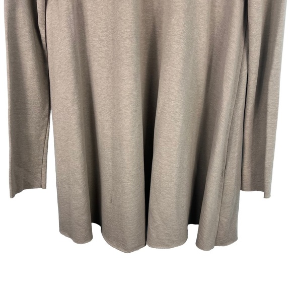 Free People Gray Knit Pullover Swing Tunic Top Casual Cotton Boho Size XS/S - Picture 3 of 7